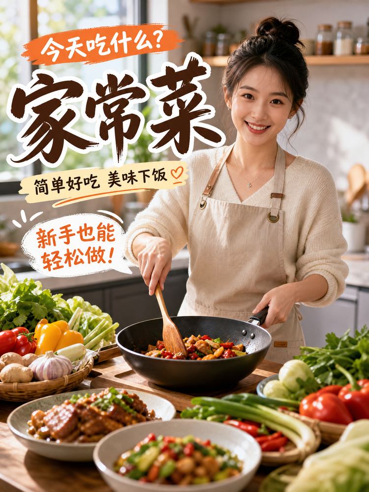 丝瓜视频美食视频教程-家常菜做法